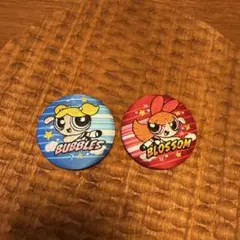 powerpaff girls 刺繍缶バッチセット
