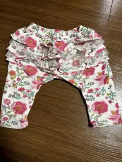 haruulala 花柄フリルパンツ