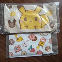 新品未使用☆ミスド　ポケモン ピカチュウ バッグ　 ハンドタオル