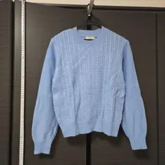 earth music&ecology ケーブル編みセーター