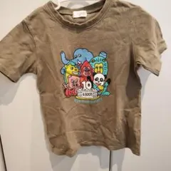 b.ROOM 10周年記念 動物キャラクター Tシャツ 110cm