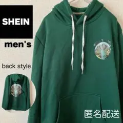 【匿名配送】SHEIN シーイン　メンズ　フード　トレーナー　L