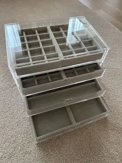 無印　重なるアクリルケース　【美品】　9点セット