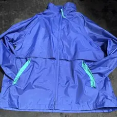 80s〜90s Eddie Bauer ナイロンジャケットフード付　Ｌ
