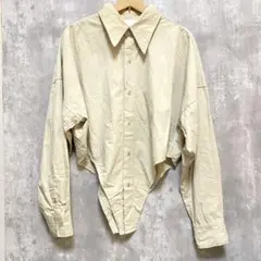 CHUCLLA チュクラ　長袖　シャツ　ベージュ　変形シャツ　モード　オーバーのサムネイル