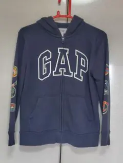 GAP パーカー ネイビー　キッズ　Мサイズ