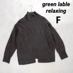 【グリーンレーベルリラクシング】ハイネックニット セレニティ(Ｆ) ウール100