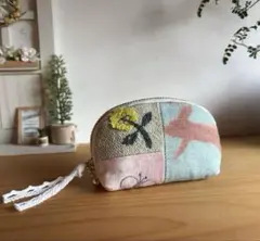 ミナペルホネン　ミニポーチ　ハンドメイド