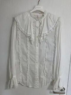 See by Chloé フリル付きホワイトシャツ 34 レースのサムネイル