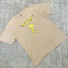 LOONEY TUNES トゥイーティー Tシャツ ページュ LLサイズのサムネイル