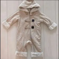 PUFF2KIDS 80冬 ロンパース カバーオール　ベージュ