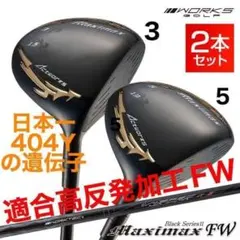 適合高反発加工で Qi4D より飛ぶ ワークス マキシマックス ブラック2