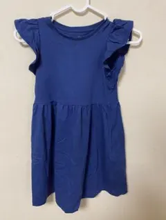 UNIQLO キッズ ワンピース 120 ネイビー