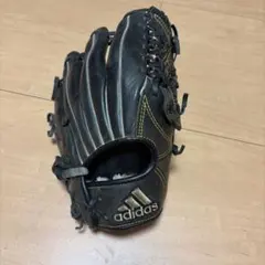 adidas 軟式野球用グローブ ブラックのサムネイル