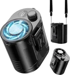 箱なし 腰掛け扇風機【2026新型・瞬間冷却&超強風】冷却プレート付きのサムネイル