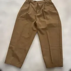 レディース スラックス パンツ ブラウン GU Sサイズ
