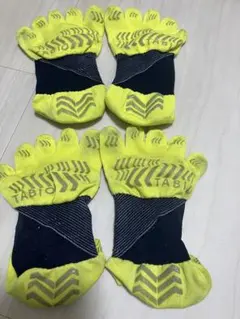 タビオ レーシングラン 5本指 GRIP×COOL 25〜27cm 2足セット