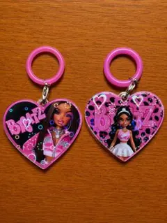 BRATZ アクリルめじるし 2点セット ハート型