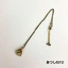 Christian Dior クリスチャンディオール ネックレス ハート CD