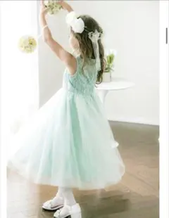 子供用フォーマルドレス 女の子 110cm ボレロ(120cm)付き