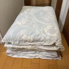 シングルサイズ 花柄 敷き布団 綿100% 2セット