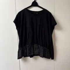 スタジオクリップ可愛い切り替えTシャツ(美品)のサムネイル