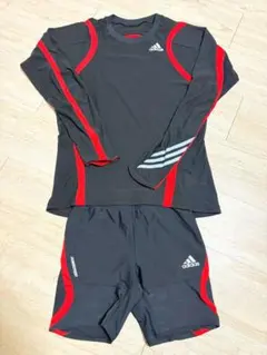 【美品：adidas】 ランニングウェア（上下セット）