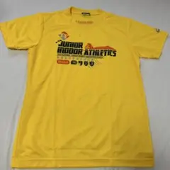 アシックス　レディース　ランニングシャツ　イエロー　大阪室内陸上　2015