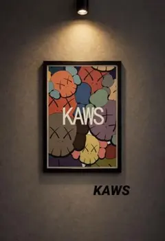 【額付】A4アートポスター/KAWS