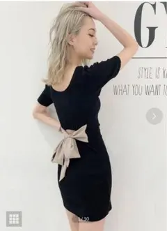 GYDA バックリボンワンピース