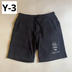 超美品 Y-3  Yohji Yamamoto ハーフパンツ S ファッション Yohji yamamoto y 3 ハーフパンツ 黒 ワイスリー Y-3 七