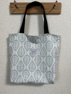 ✿ハンドメイド✿ トートバッグ　サブバッグ　リーフ柄