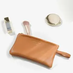 ミニポーチ 小銭入れ シンプル レザーポーチ フェイクレザー サニタリーポーチ