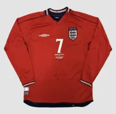 イングランド 02-04 アウェイ ベッカム ユニフォーム　正規品