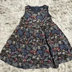 BeBe 花柄 ノースリーブ ワンピース 110　べべ