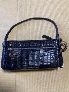 BEAUGRAND ボーグラン クロ◯ダイルショルダーバッグ　ブラックのサムネイル