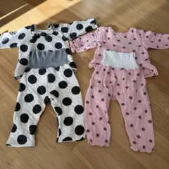 キルティングパジャマ 90 双子 まとめ売り 2セット