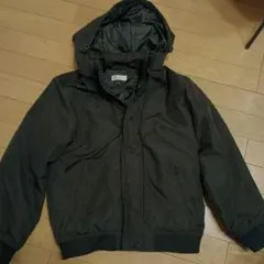 H&M ブラック中綿コート US 10