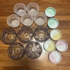小鉢 お皿 ガラス皿 デザートカップ まとめ売り セット