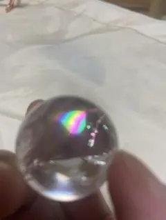 高品質 虹あり ルチルクォーツ スフィア 台座付き - メルカリ