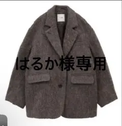 CLANE MIX SHAGGY OVER TAILORED JACKET