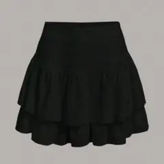 SHEIN ♡ ブラック フレアスカート