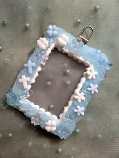 ホイップデコ　硬質カードケース・トレカケース　ブルー