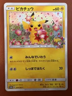 ポケモンカード ピカチュウ プロモ 224/SM-P ポケモンセンター20周年