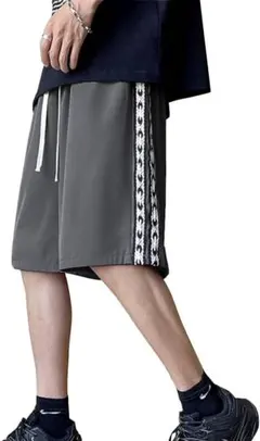 スポーツ ハーフパンツ パンツ 夏服 メンズ ショートパンツ 無地 XL