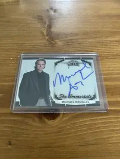Michael Douglas サイン入りカード 25/100