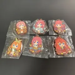 【五等分の花嫁】ラバーストラップ（6個セット）