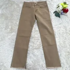 【クリアインプレッション ミュゼ】ストレートパンツ ベージュ スリット(M)のサムネイル