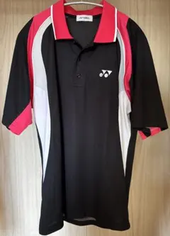 YONEX バドミントン ポロシャツ Lサイズ 黒白赤 Sサイズ ライムグリーン