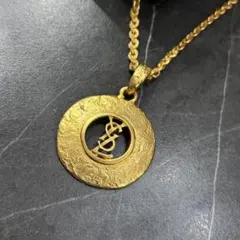 美品　Yves Saint Laurent ネックレス ゴールド ロゴのサムネイル